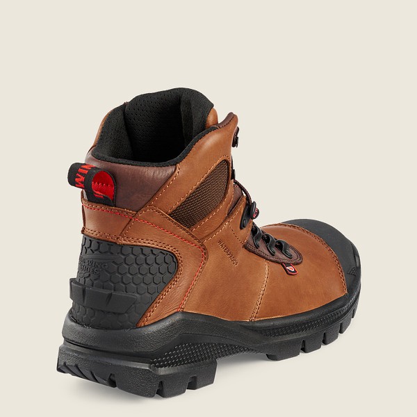 Botas de Seguridad Red Wing Hombre Marrom/Negros - Crv™ - 6-Inch Waterproof Toe - 641-YMNOCA